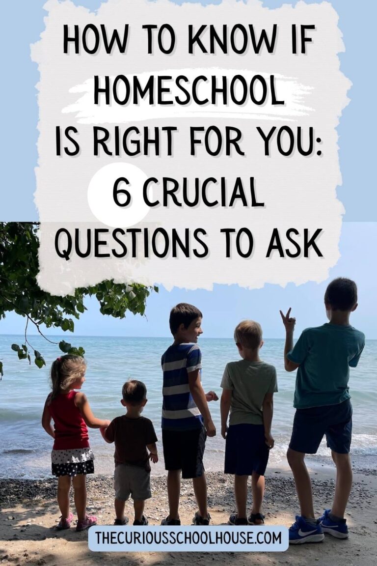 How to Know if Homeschool is Right For You: 6 Crucial Questions to Ask