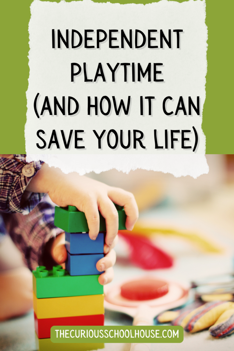 Independent Playtime (and How It Can Save Your Life)