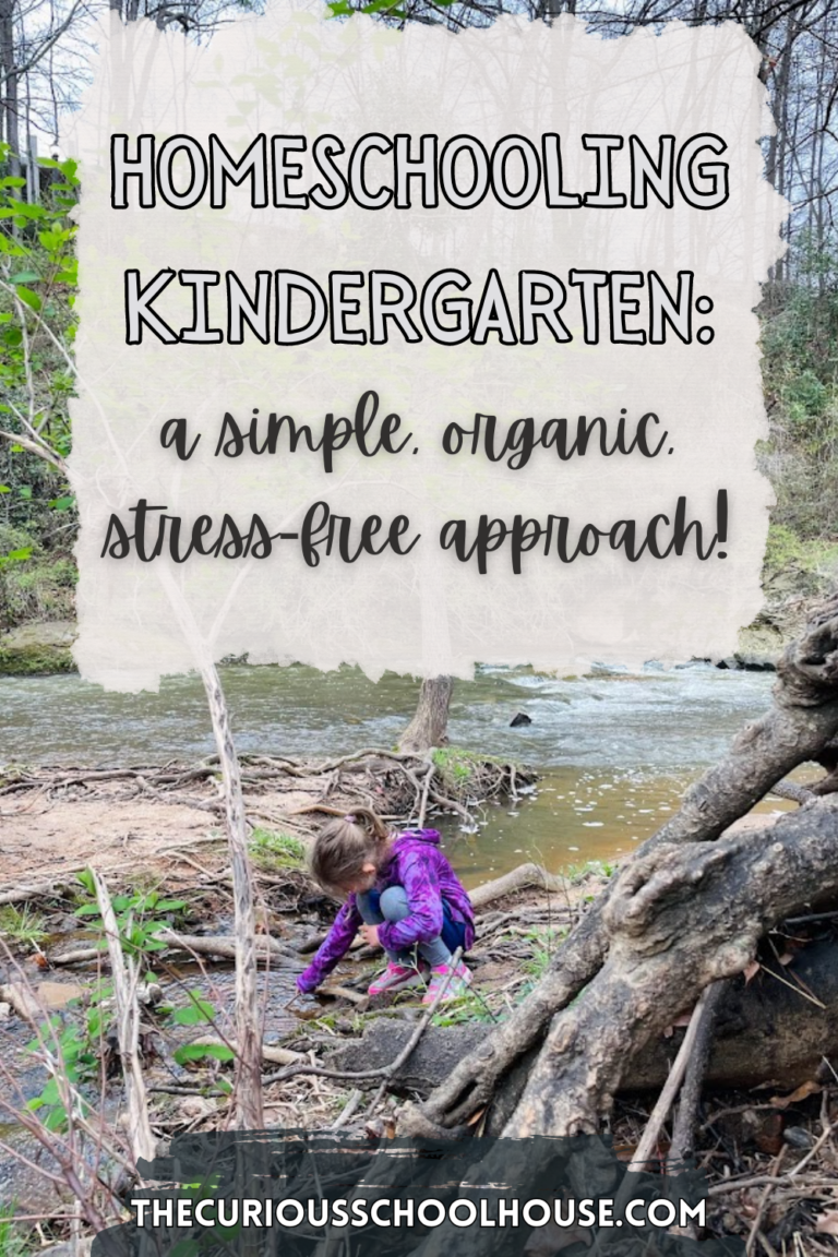 How to Homeschool Kindergarten: A Simple, Organic Approach