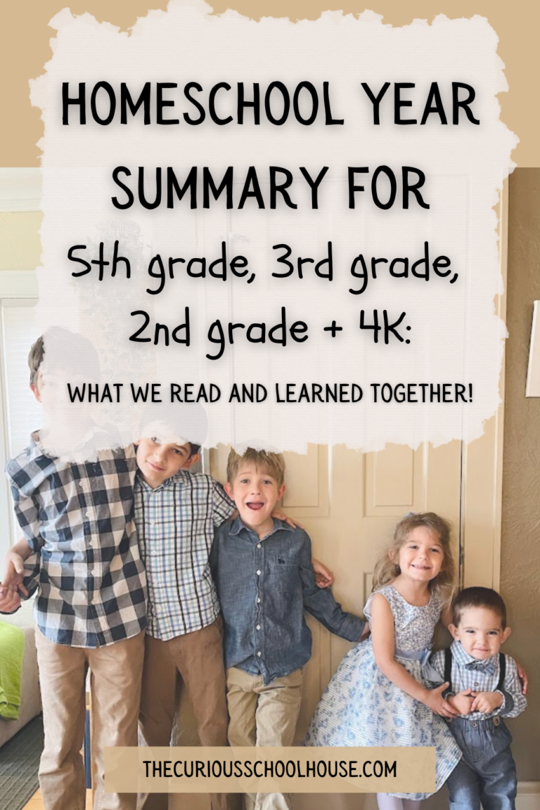 2023-2024 School Year Summary (5th, 3rd, and 2nd grades + 4K)