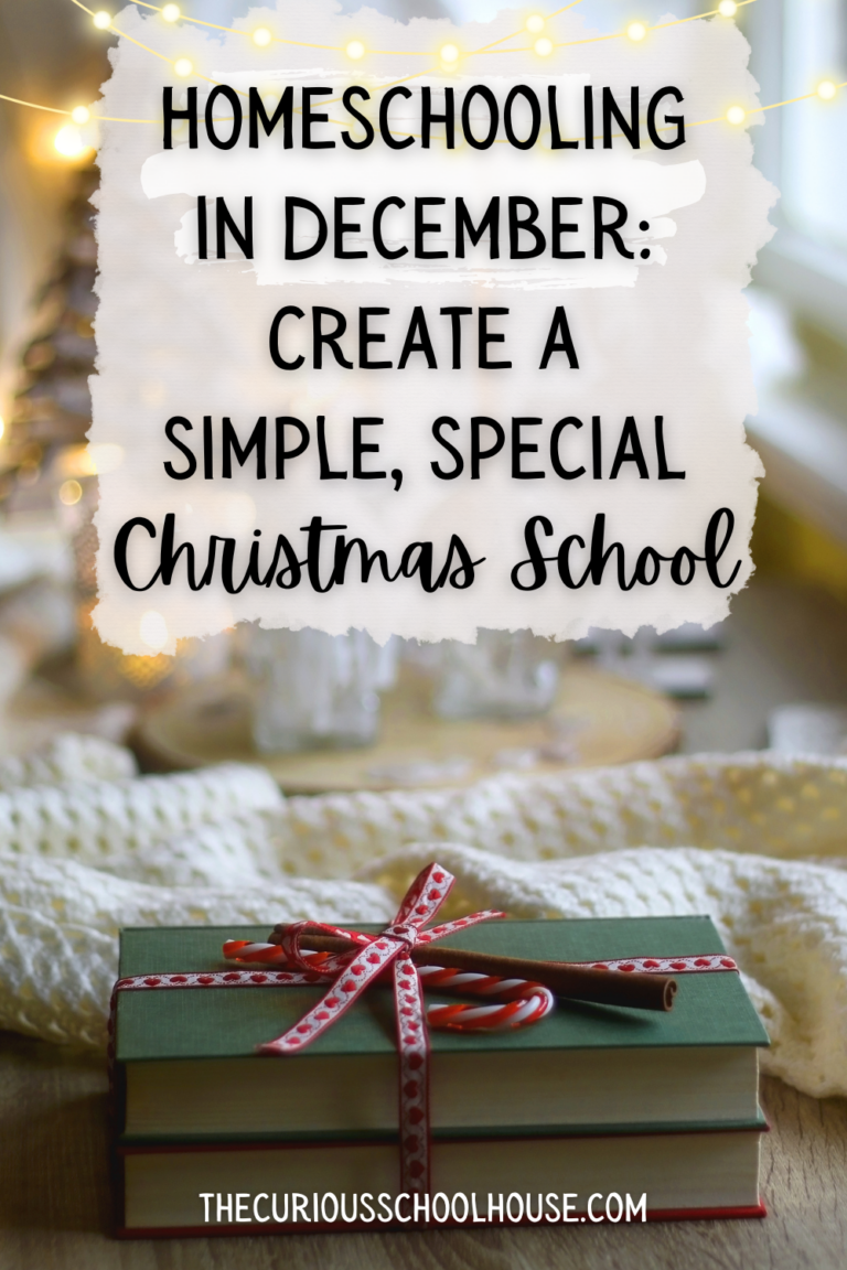 Homeschooling in December: Create a Simple, Special Christmas School