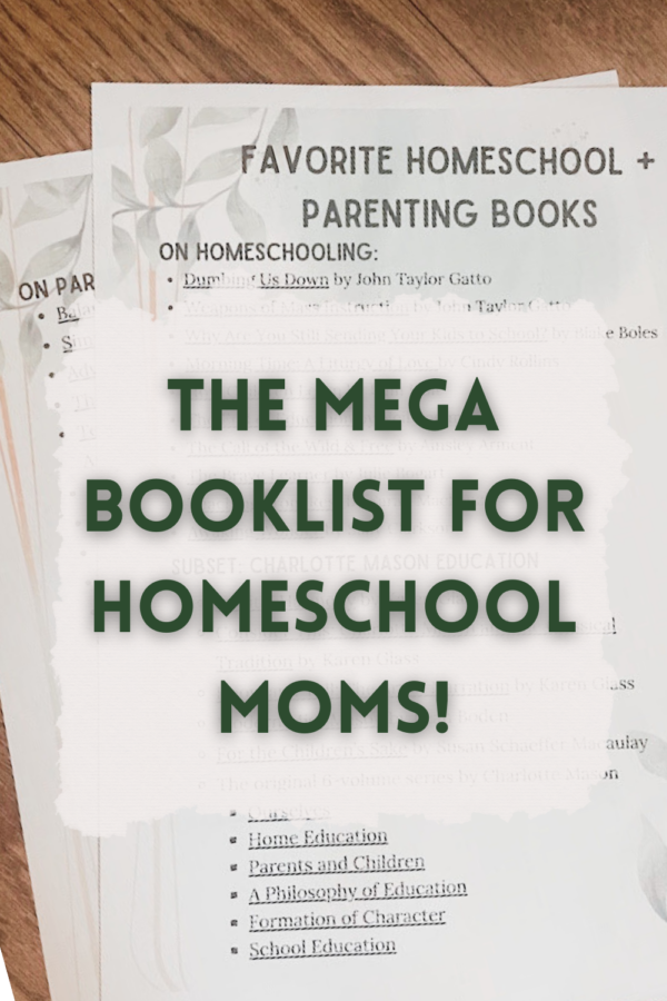 best books for moms homeschool mom booklist