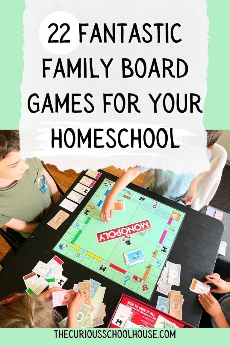 22 Fantastic Family Board Games for Your Homeschool in 2025