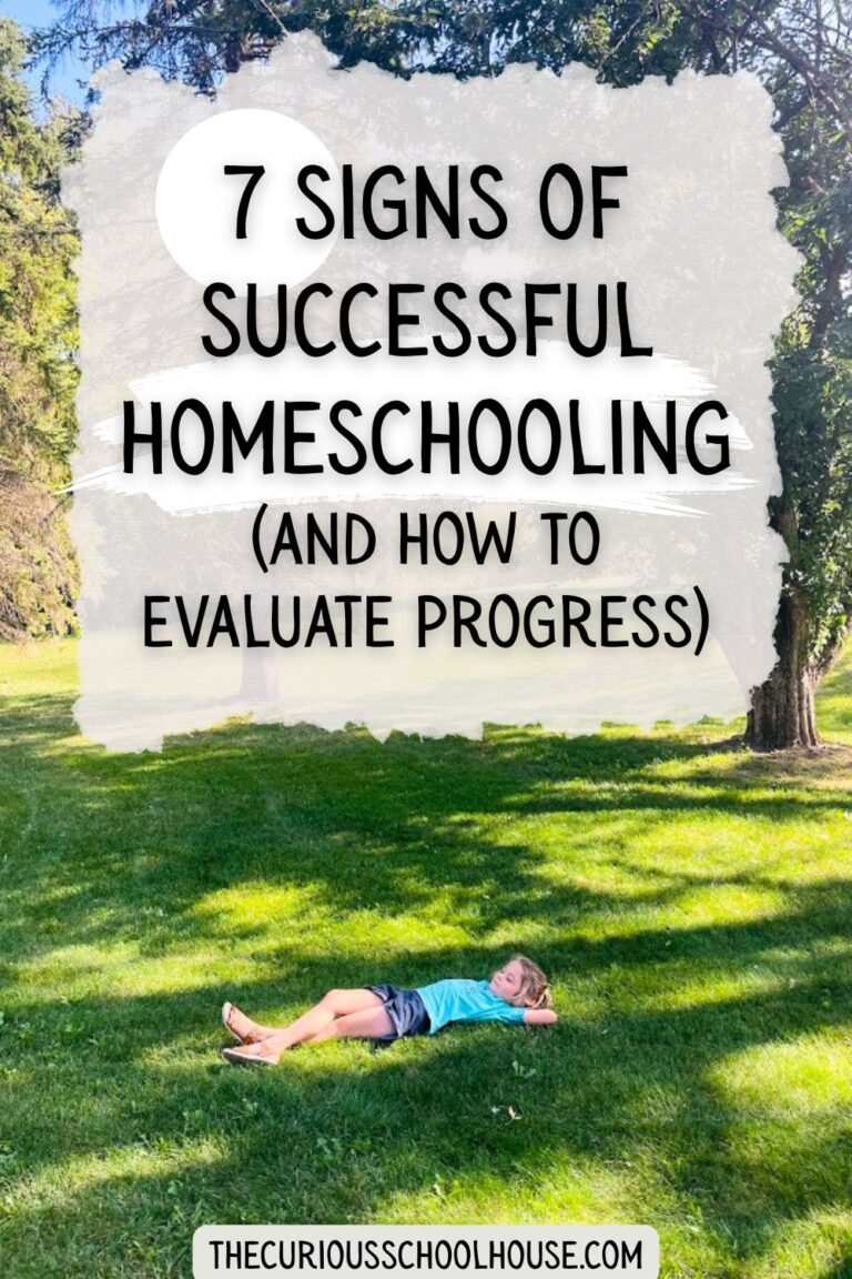7 Signs of Successful Homeschooling (& how to evaluate progress)