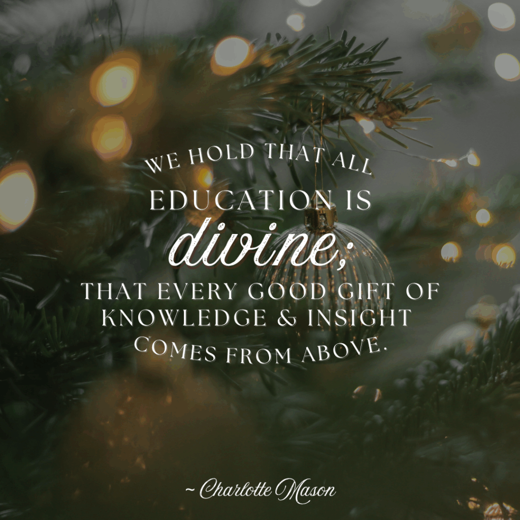 charlotte mason quote on education