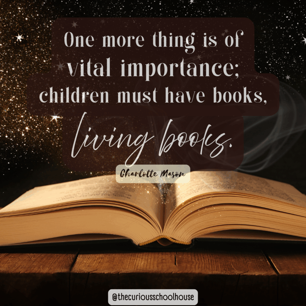 charlotte mason quote on books