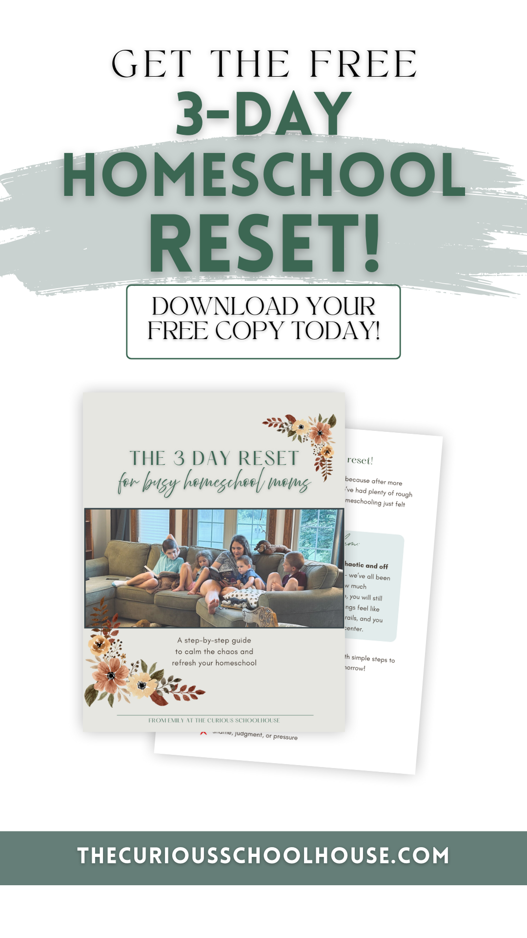 three day homeschool reset