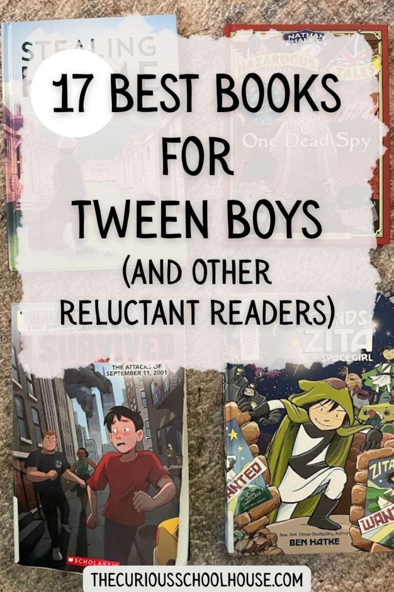 17 Best Books for Tween Boys (and other reluctant readers)