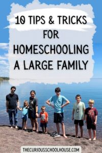homeschooling a large family