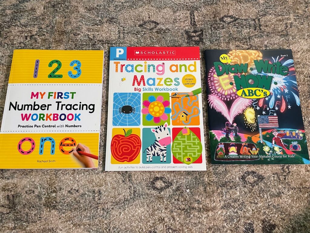 homeschool workbooks for preschool