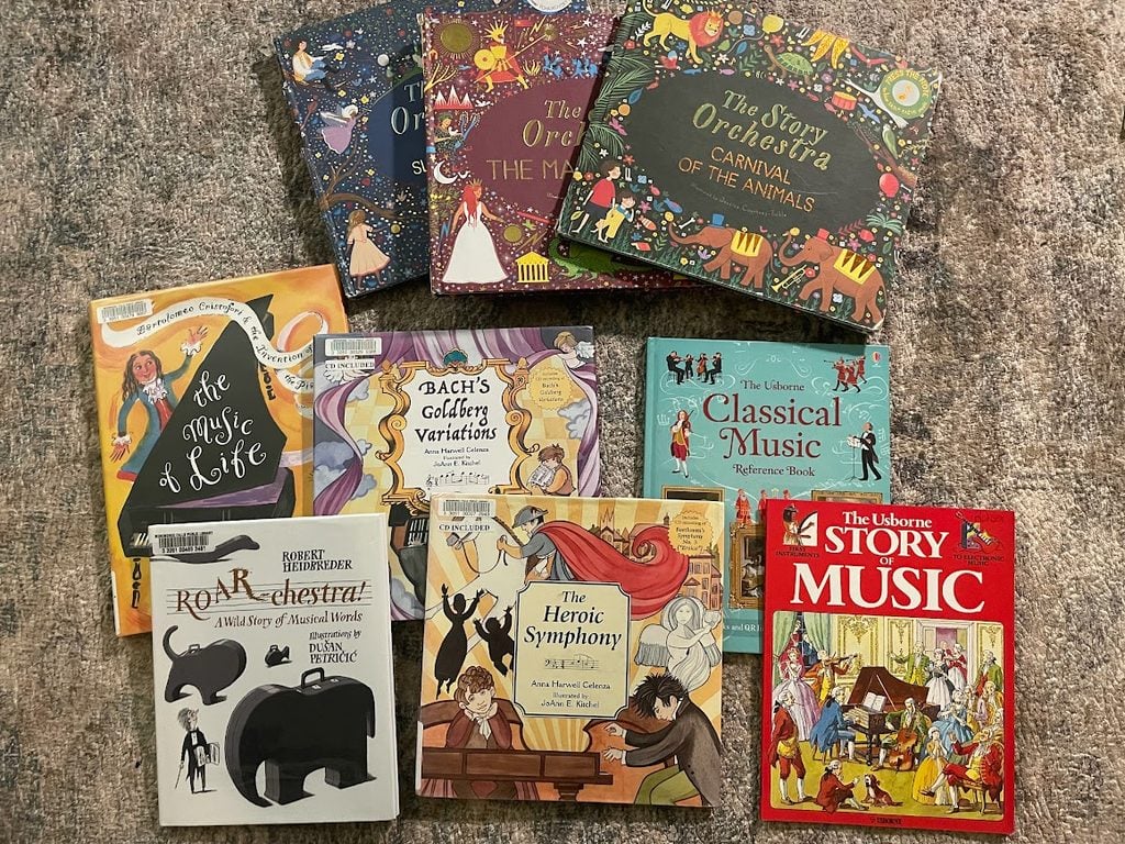 best picture books about music for homeschool music education